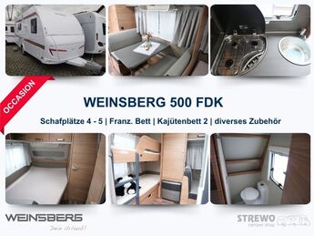 Angebot Caravaning-Markt: Weinsberg CaraOne 500 FDK, CHF 22'800.–, Occasionen